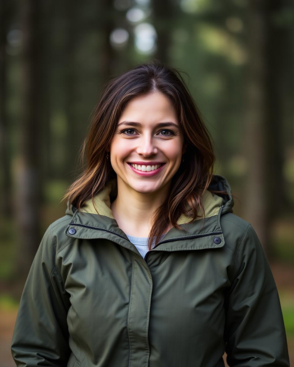Et smilende medlem i skogen